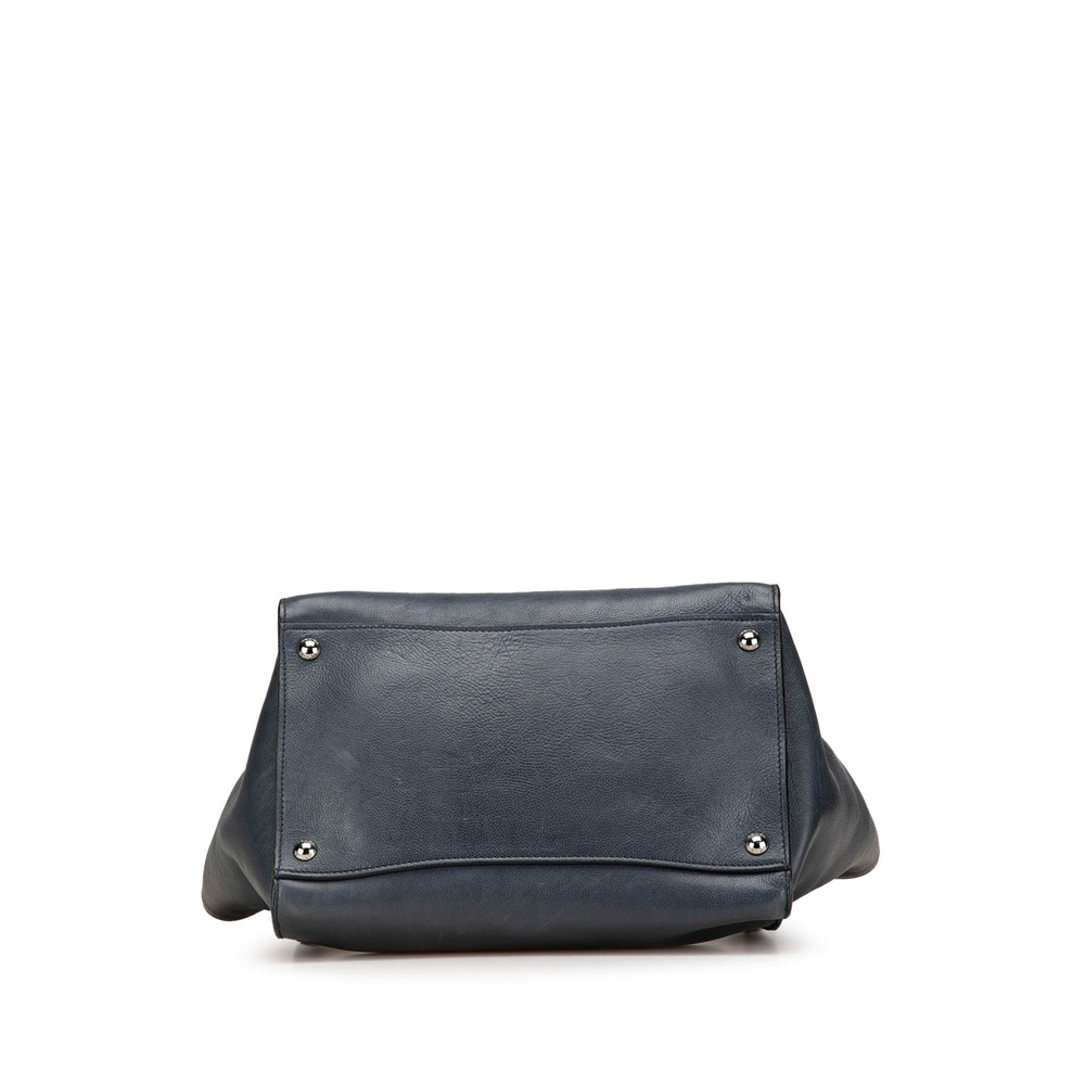 Pre-Loved Prada Glace Calf Twin Pocket Double Handle Satchel - Picture 3 of 12